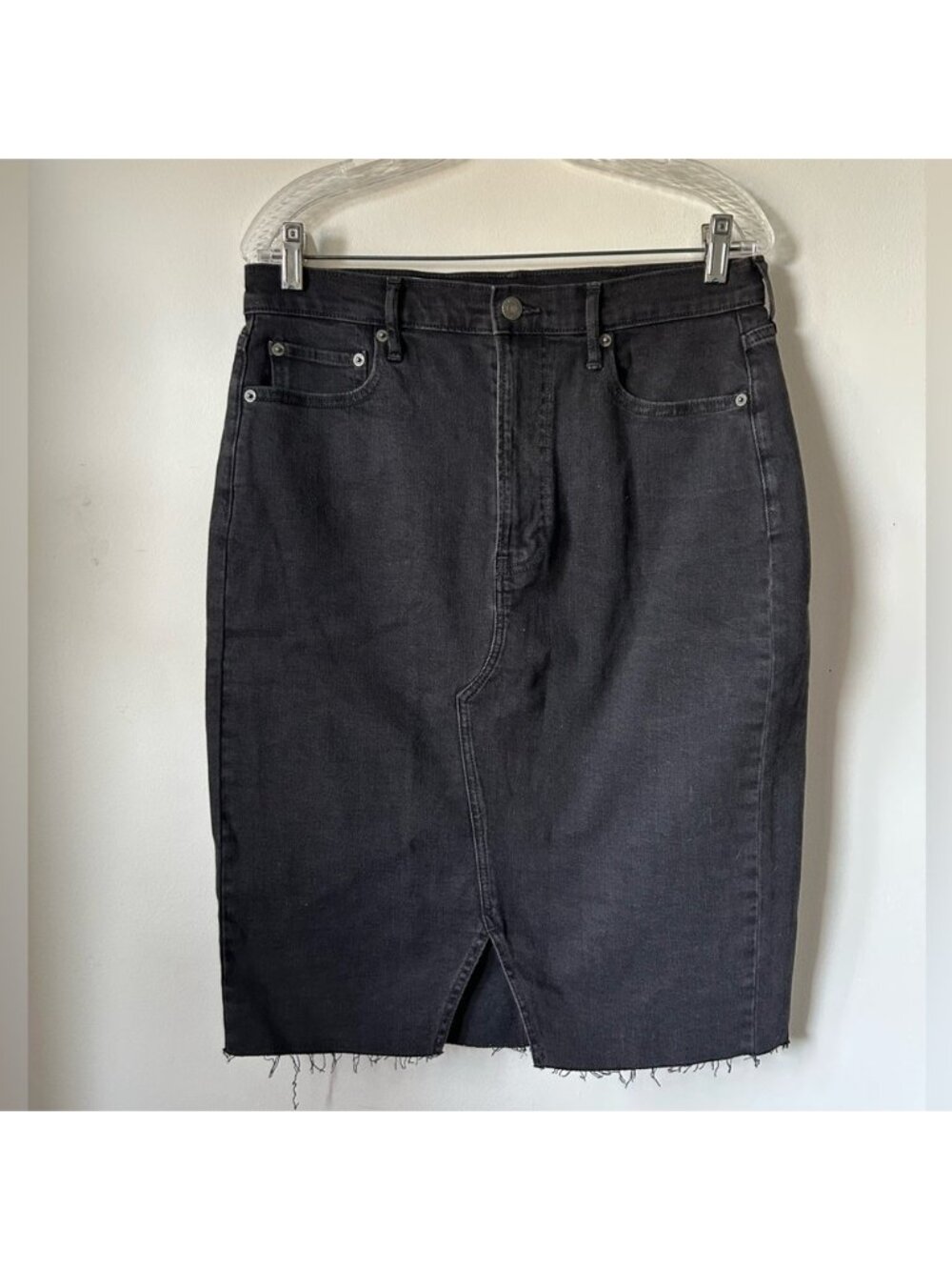 Gap Denim Black Pencil Skirt